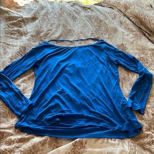 Vibrant Blue Long Sleeve Top
